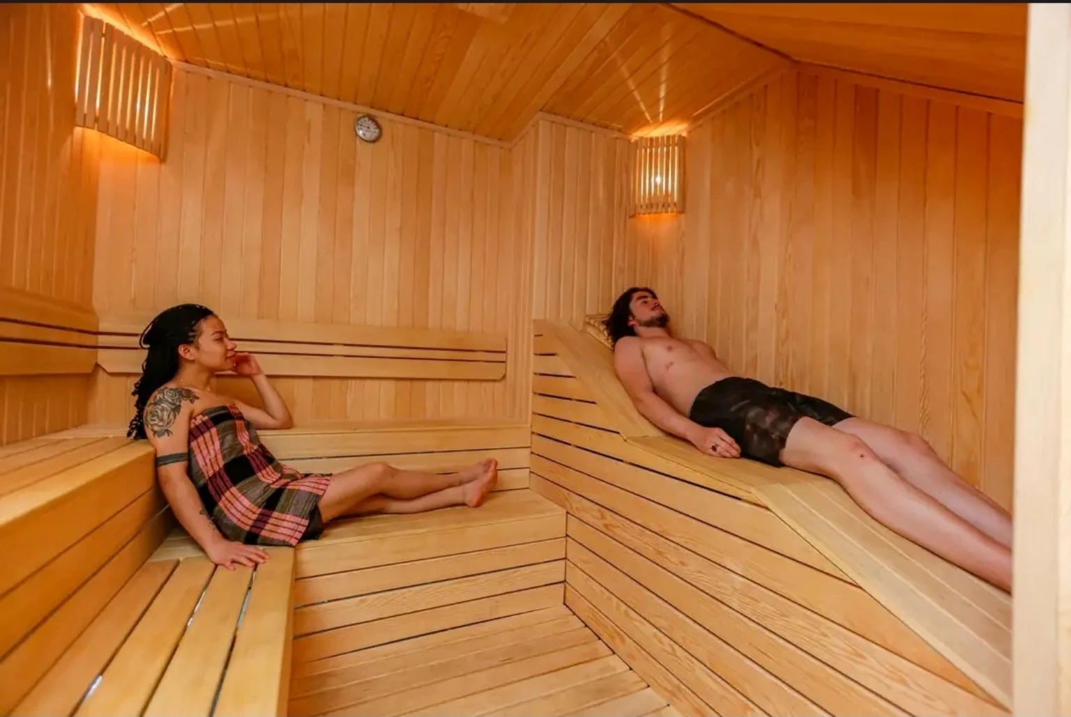 Couple sauna room at Rumeli Hammam