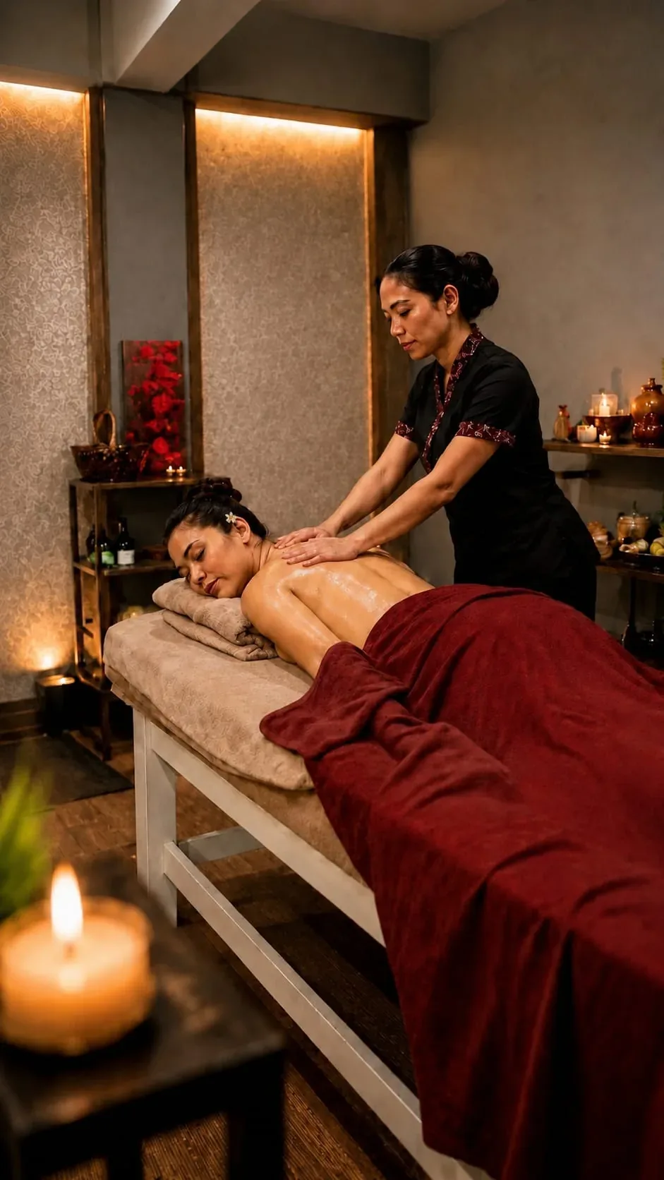 Relaxing Oil Body Massage after Turkish Hammam